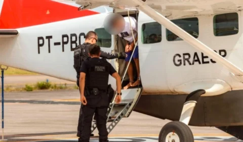 Suspeito de matar delegado Aldeney Góes é transportado para Belém pela PC-PA