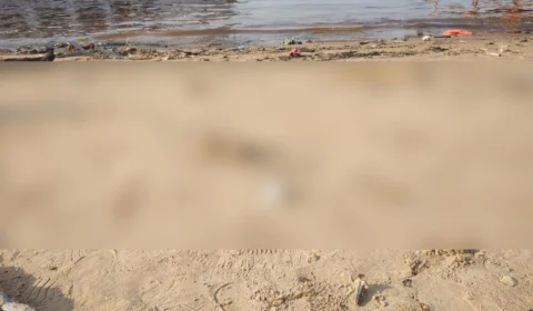 Ossada humana é encontrada próximo à orla do Rio Negro, no Centro de Manaus