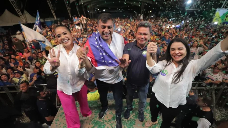 ‘Obra mais importante é cuidar das pessoas’, diz Wilson Lima em discurso após vitória