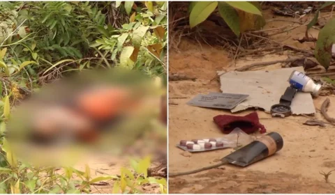 VÍDEO: corpo de mulher é encontrado com membros amarrados na Zona Sul de Manaus 