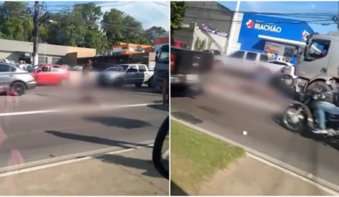 VÍDEO: homem é atropelado ao atravessar avenida na Zona Centro-Sul de Manaus