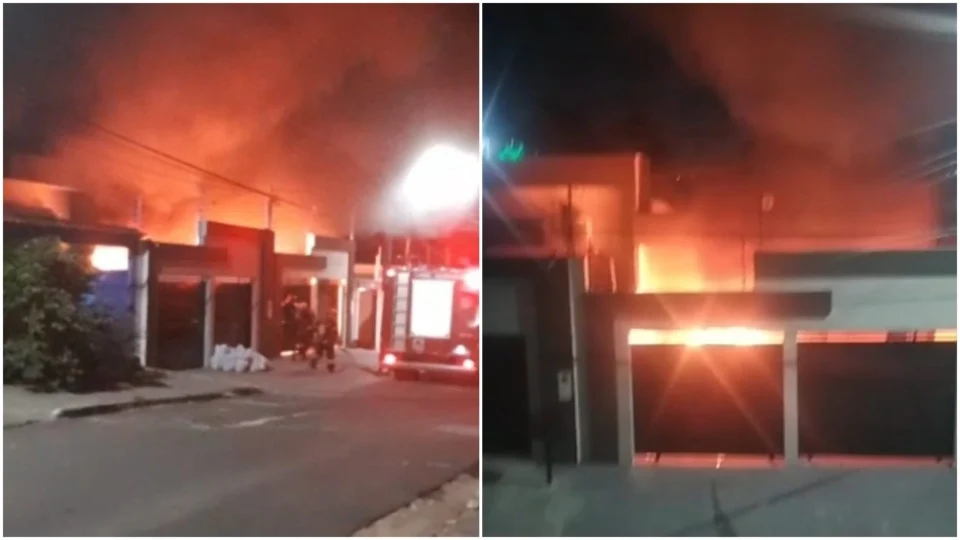VÍDEO: incêndio atinge residência e preocupa moradores da Zona Norte de Manaus