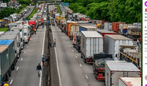 Cai para 24 número de bloqueios em rodovias federais, segundo PRF