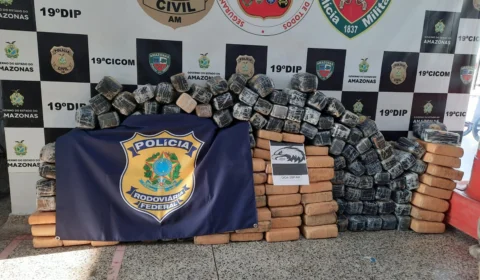 Mais de 230 kg de maconha são apreendidos na BR-174; droga estava em helicóptero