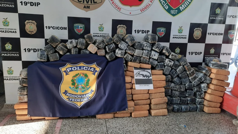 Mais de 230 kg de maconha são apreendidos na BR-174; droga estava em helicóptero