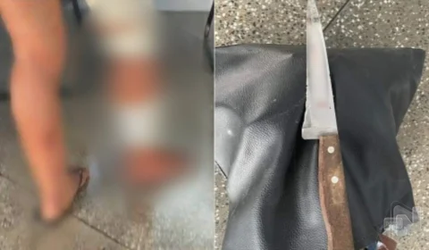 VÍDEO: suspeita tenta assassinar mulher a facadas em via pública de Manaus