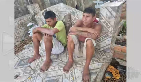 VÍDEO: suspeitos que se escondiam em cemitério são presos em Parintins – AM