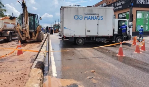 Serviço em tubulação é concluído e abastecimento de água retorna em Manaus