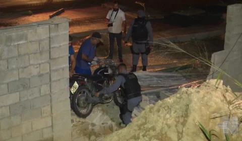 VÍDEO: motociclista morre ao colidir contra muro de condomínio de Manaus 