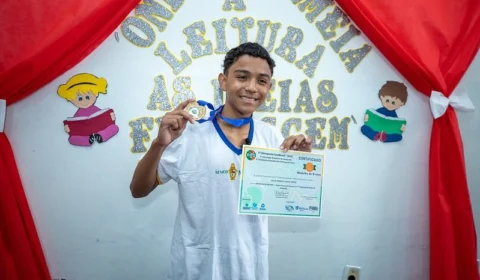 Aluno de Manaus é medalha de bronze na 7ª Olimpíada de Geografia