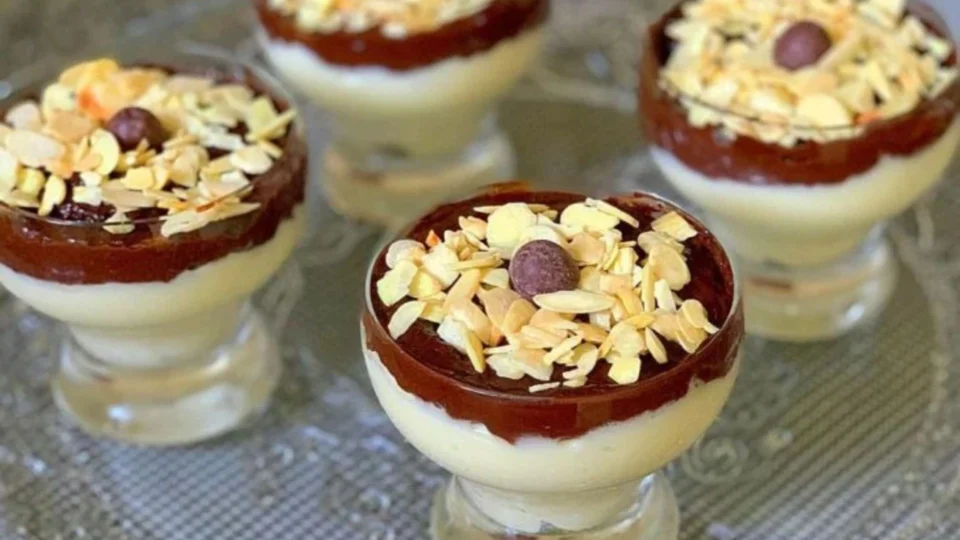 Receita Fácil: aprenda a fazer creme de nata com ganache de chocolate em 20m