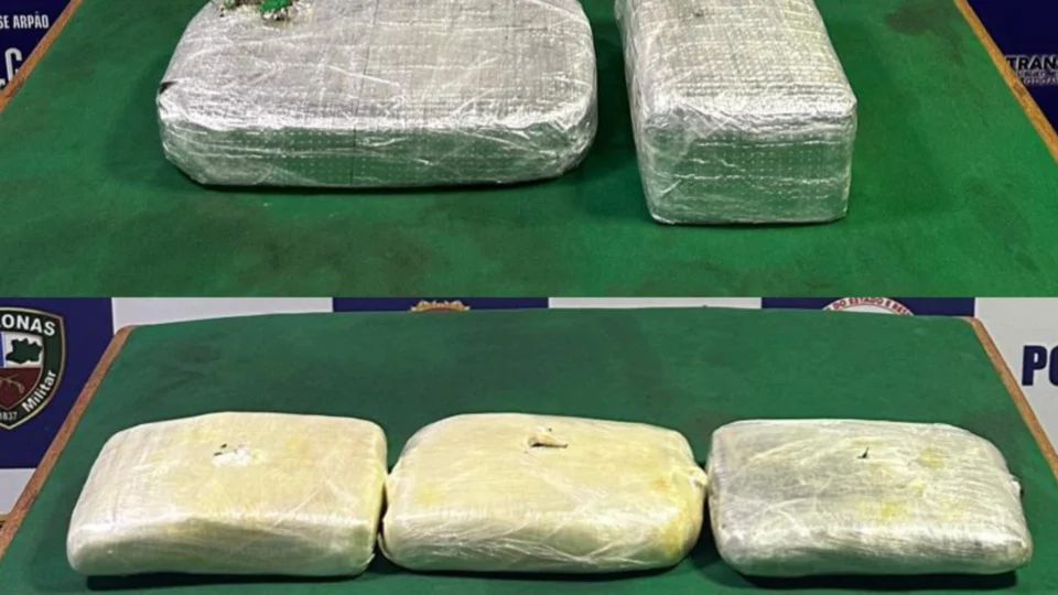 Operação prende duas pessoas e apreende 9 kg de droga no AM