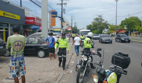 40 motoristas são autuados por estacionamento proibido na Zona Norte de Manaus