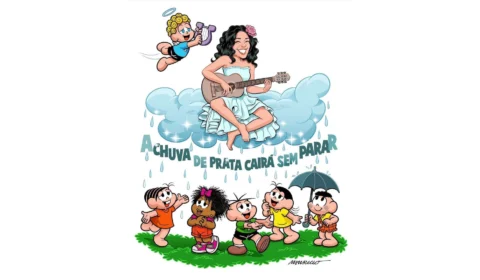 Gal Costa: Mauricio de Sousa faz ilustração em homenagem à cantora