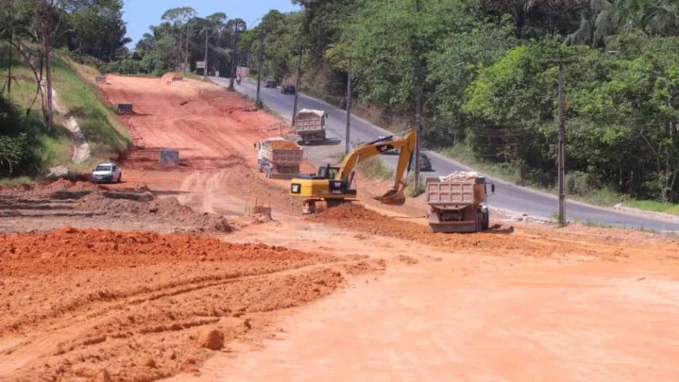 Avenidas no Tarumã serão interditadas para obras do Anel Viário Sul em Manaus