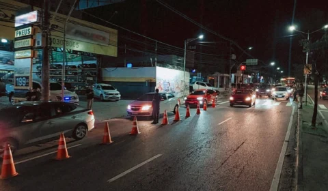 Operação Lei Seca: condutores são autuados por dirigir embriagados em Manaus