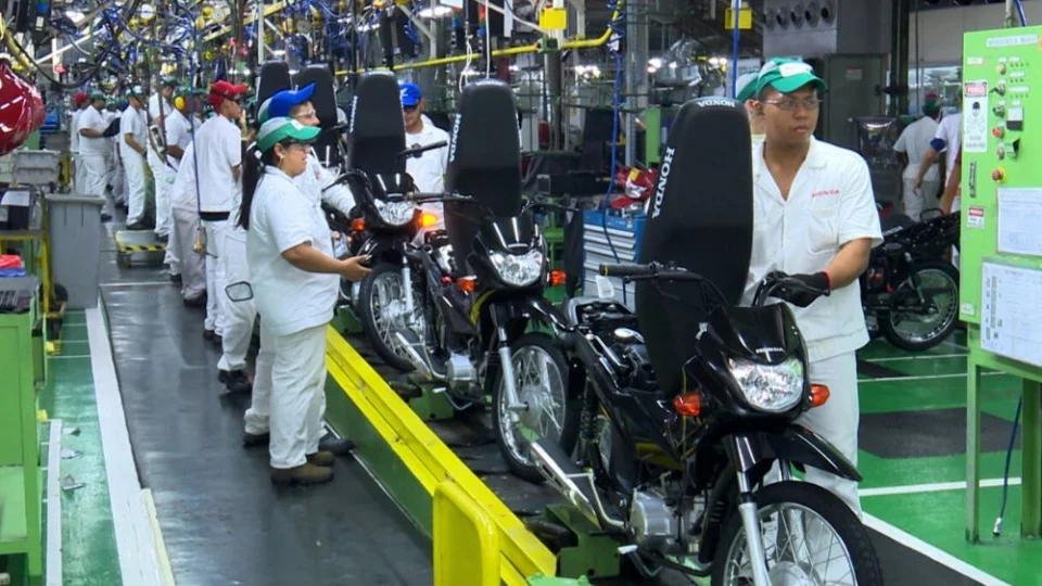 Produção de motos cresce 46,7% em janeiro deste ano, diz Abraciclo