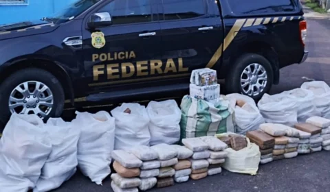 PF apreende quase 300 kg de droga em Novo Airão, no AM