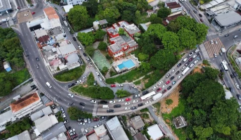 Começam obras no entorno do viaduto do Boulevard nesta sexta (23) em Manaus