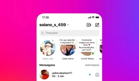 Instagram lança função de criar ‘notas’ em aba de mensagens com duração de 24h