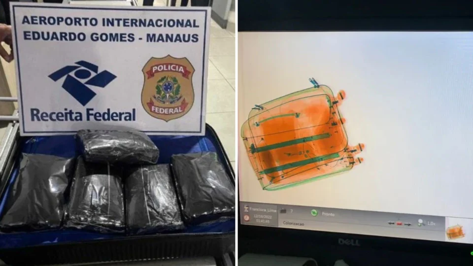 Mulheres são presas com 10 kg de drogas no aeroporto de Manaus