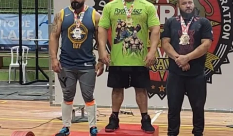 Amazonense conquista ouro no Campeonato Brasileiro de Powerlifting, no PR