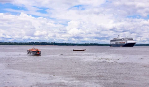 Manaus receberá navio cruzeiro MS Marina com mais de 2 mil turistas