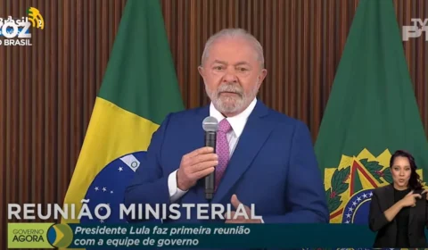VÍDEO: veja como foi a abertura da 1ª reunião de Lula com ministros