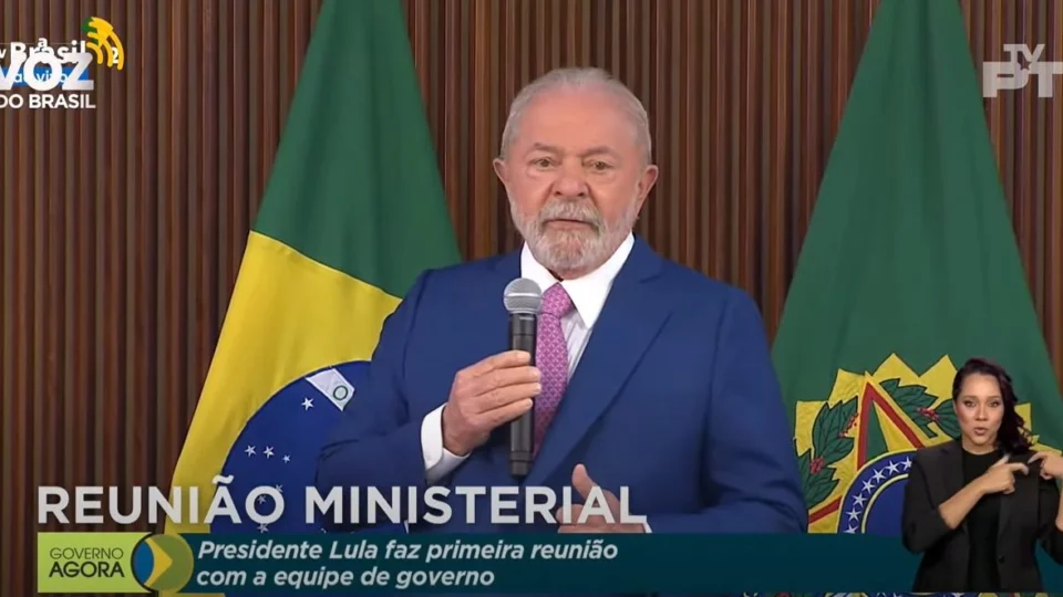VÍDEO: veja como foi a abertura da 1ª reunião de Lula com ministros