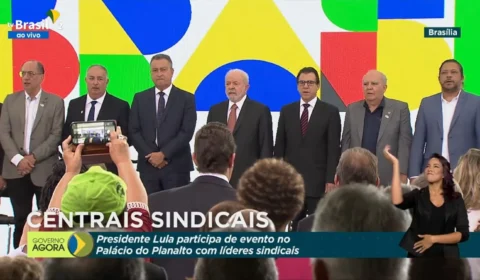 VÍDEO: Lula participa de Encontro com Centrais Sindicais