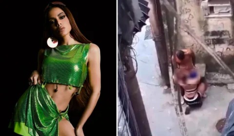 VÍDEO: Anitta simula sexo oral em gravação de clipe na Zona Oeste do Rio