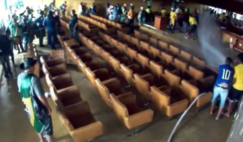 VÍDEO: STF divulga novas imagens de bolsonaristas destruindo prédio do Supremo, em Brasília