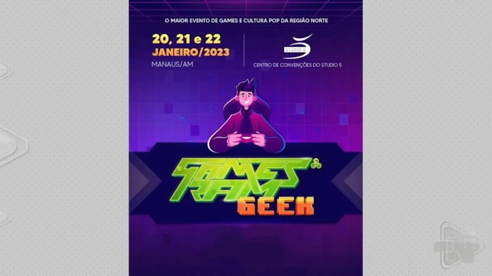 VÍDEO: Games Ram Geek, maior evento de games do norte, acontece em Manaus 