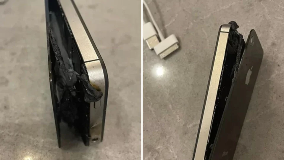 iPhone explode enquanto carregava em casa nos EUA; veja vídeo