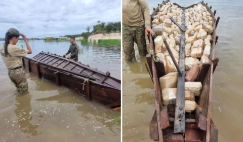 Mais de 2 toneladas de maconha são apreendidas e 6 homens são presos, no AM