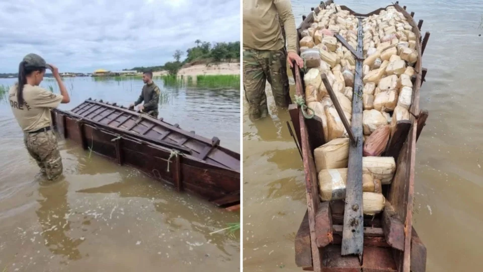 Mais de 2 toneladas de maconha são apreendidas e 6 homens são presos, no AM