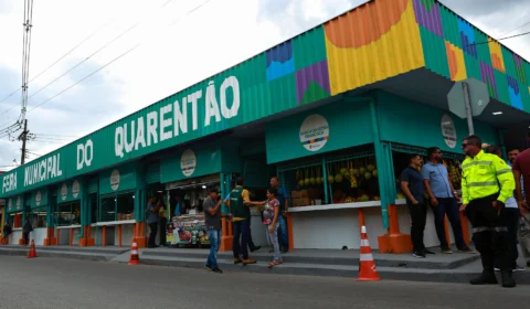 Nova feira do Quarentão na Compensa é entregue à população em Manaus