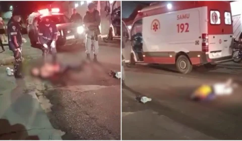 VÍDEO: suspeito cai de motocicleta e machuca genitália gravemente em Manaus