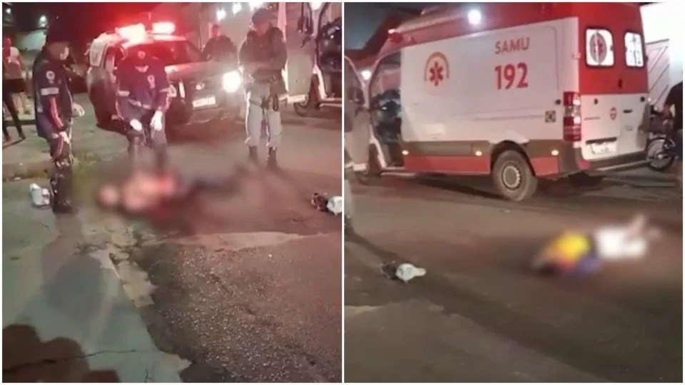 VÍDEO: suspeito cai de motocicleta e machuca genitália gravemente em Manaus