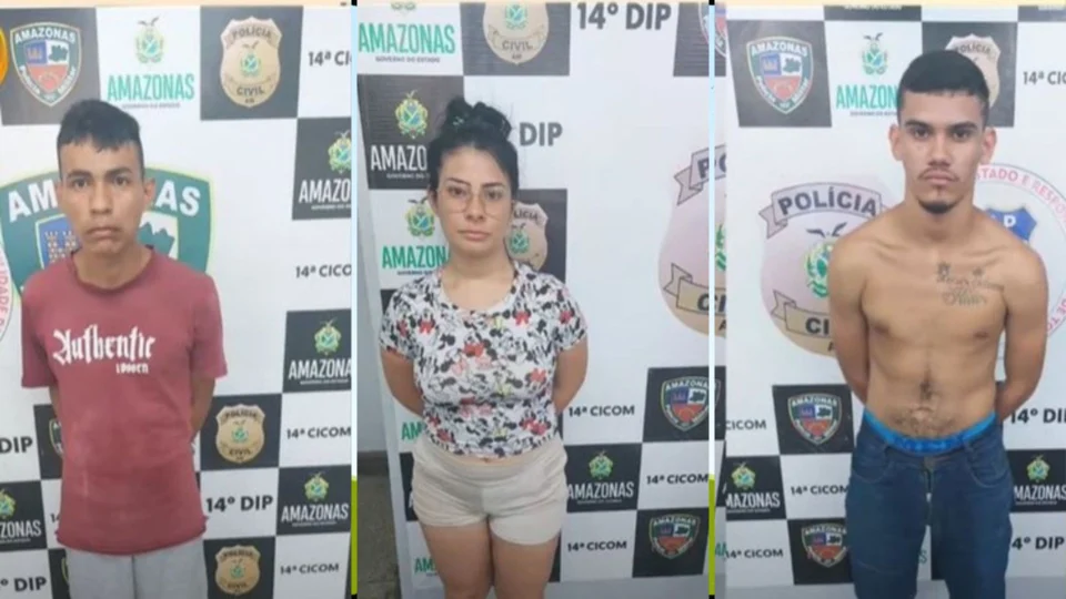 Estudante de Direito, enfermeiro e outro homem são presos com drogas em Manaus