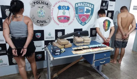 VÍDEO: 10 kg de droga são apreendidos em embarcação no interior do Amazonas