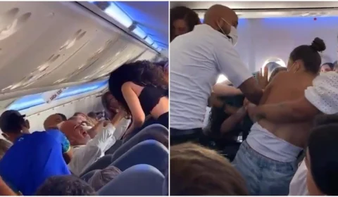 Mulheres brigam por assento e 15 envolvidos são expulsos de voo na BA