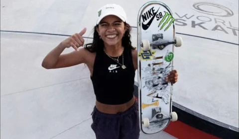 Brasileira Rayssa Leal é campeã mundial de Skate Street nos Emirados Árabes