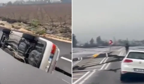 Terremoto: carros são ‘engolidos’ por crateras na Turquia; veja vídeo