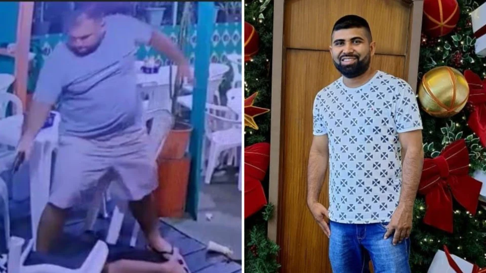 Câmera de segurança flagra homem sendo executado em lanchonete no Amazonas