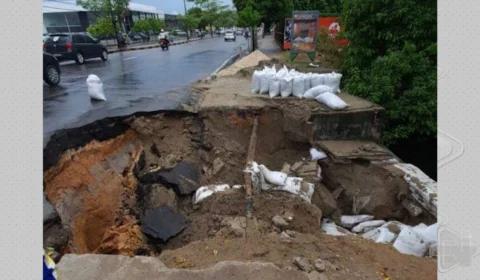VÍDEO: ponto da Av. Djalma Batista é interditado durante carnaval em Manaus