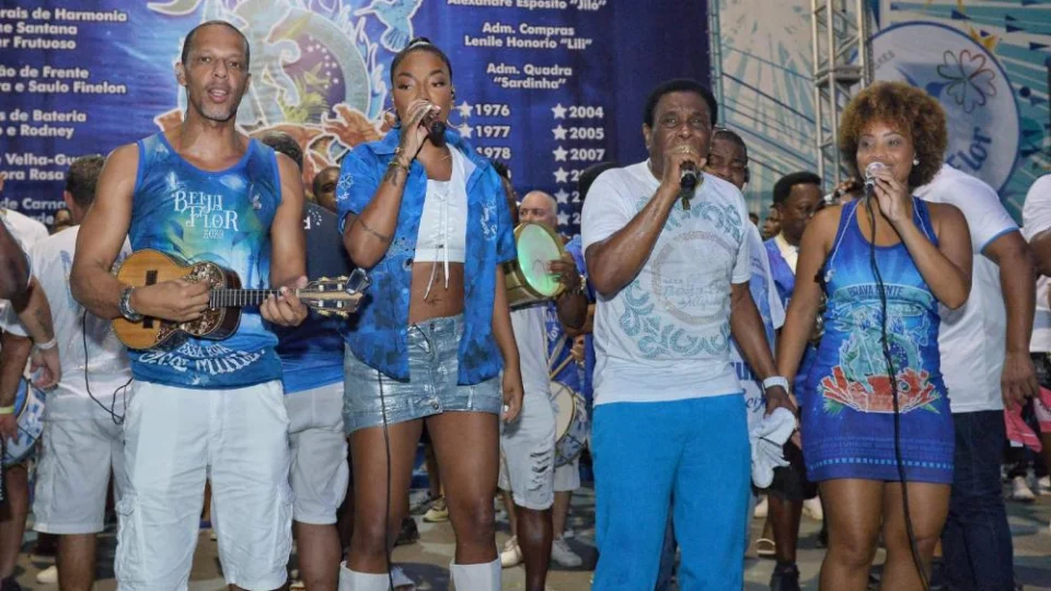 Carnaval 2023: Ludmilla participa de ensaio como cantora da Beija-Flor