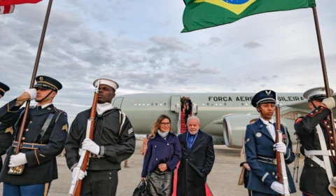 Presidente Lula chega aos Estados Unidos para reunião com Joe Biden