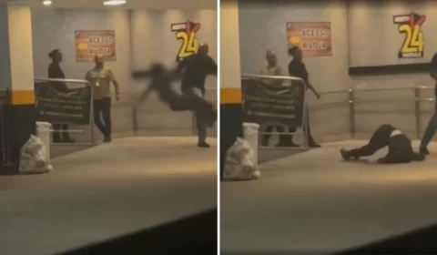 Mulher é agredida por suspeita de furto em supermercado em Guarulhos; veja