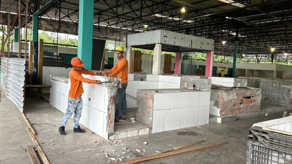 Obras de infraestrutura começam na feira do Coroado, em Manaus
